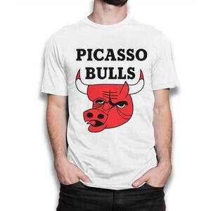 Picasso Bulls Funny Tshirt 100 Cotton Unisex Tshirt Gift For Fan